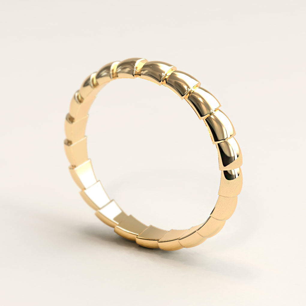 3mm 18k Gold Stacking Ring