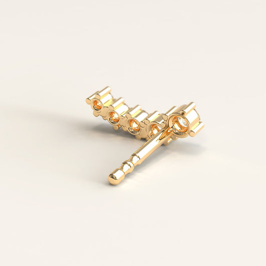 18k Gold and Diamond Climber