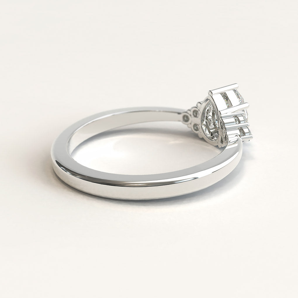 Pear Cut Diamond Engagement Ring