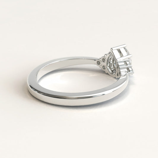 Pear Cut Diamond Engagement Ring