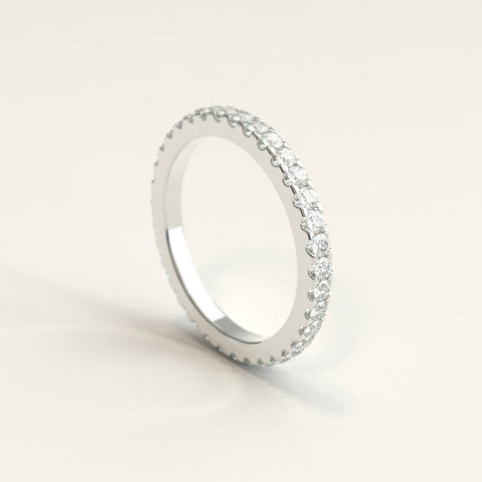 Eternity 18k White Gold with Diamonds Band