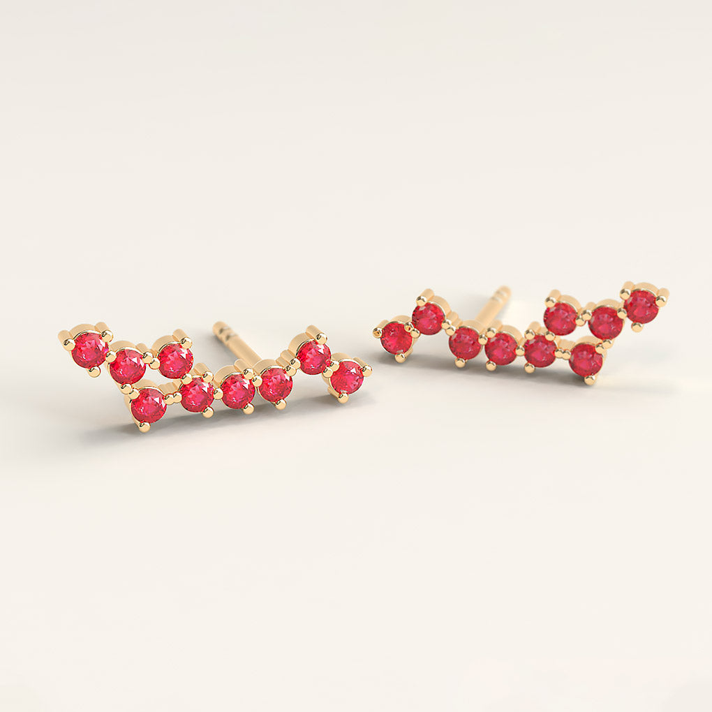 18k Gold and Rubies Stars and Beyond Climbers