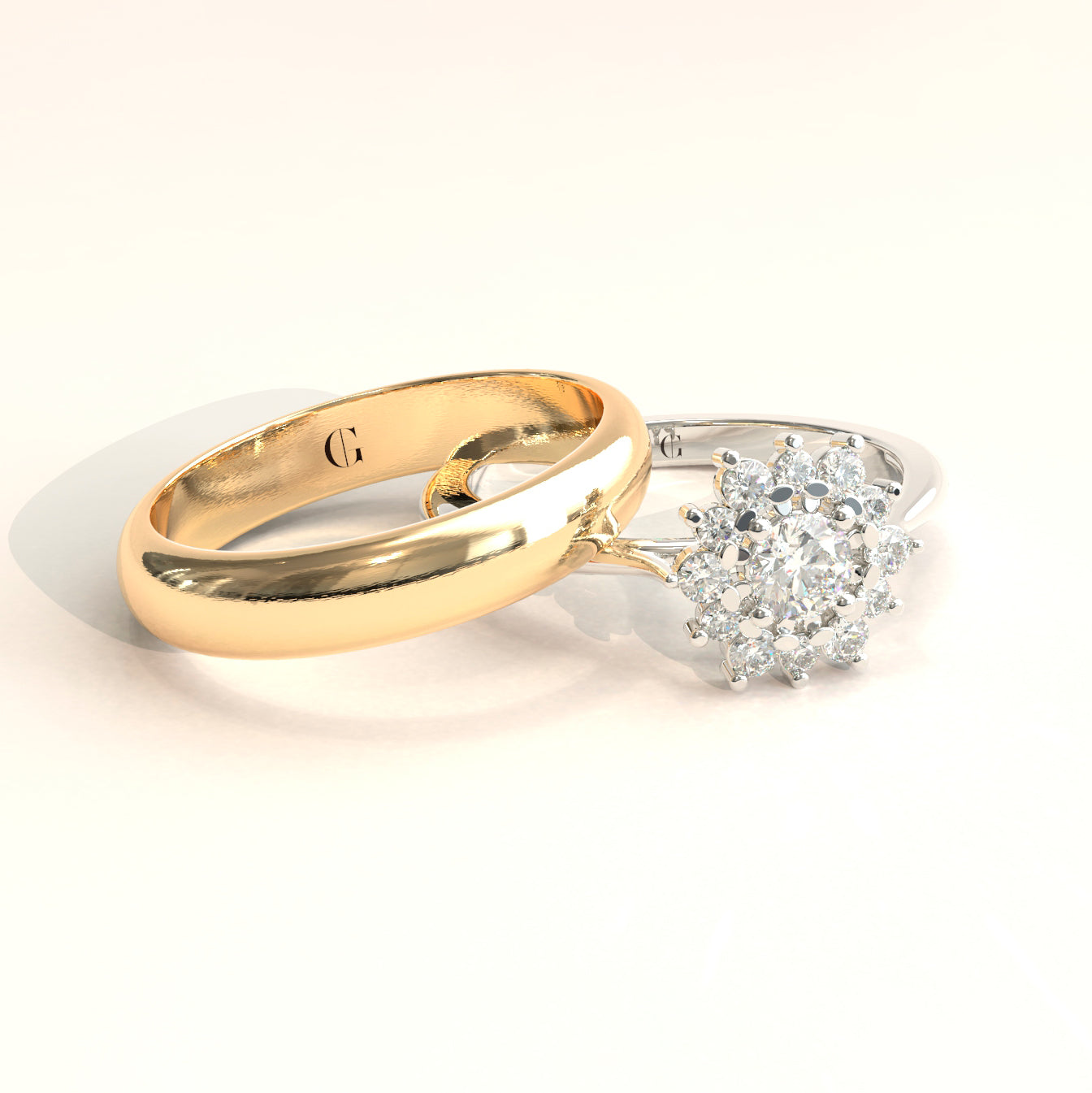 【★☺︎⭐︎☺︎★...& BUHI】 Design Ring 3点Set Amazon.com: Newshe Jewellery Wedding Engagement Ring Set